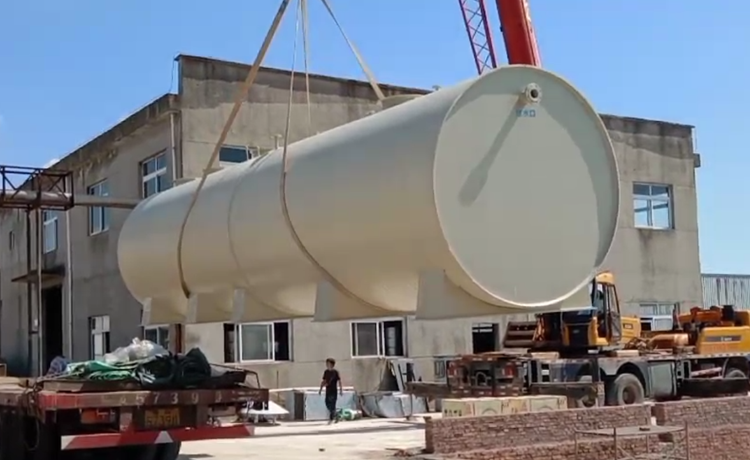 每天10噸小型污水處理設備項目現(xiàn)場實拍